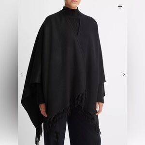 John Hanly and L.L. Bean Black Women's Poncho